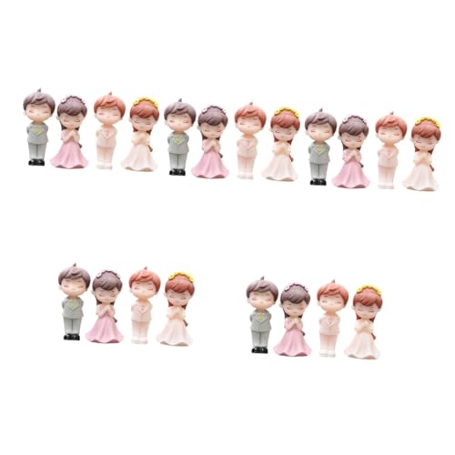 ABOOFAN 10 Paare Hochzeitspaar Figuren Cartoon Stil Stabile Tortenfiguren für Hochzeitstorte Tischdekoration Valentinstag Kleine Brautpaar Deko ABOOFAN 10 Paare Hochzeitspaar Figuren Cartoon Stil Stabile Tortenfiguren für Hochzeitstorte Tischdekoration Valentinstag Kleine Brautpaar Deko von ABOOFAN