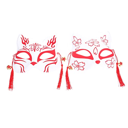 ABOOFAN 10 Stk Halloween-Maske dekorative Fuchsmasken zarte Halbmaske halloween kostüm halloween costume Kleider Kinderkleidung Füchse Maskendekor Party-Performance-Maske einzigartig Japan von ABOOFAN