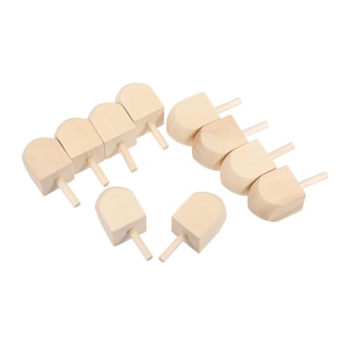 ABOOFAN 10 Stück DIY Holz Dreidels für Hanukkah Unlackierte Leere Holzspielzeuge zum Basteln und Dekorieren Spaß für Ganze Familie und Kreative Aktivitäten ABOOFAN 10 Stück DIY Holz Dreidels für Hanukkah Unlackierte Leere Holzspielzeuge zum Basteln und Dekorieren Spaß für Ganze Familie und Kreative Aktivitäten von ABOOFAN