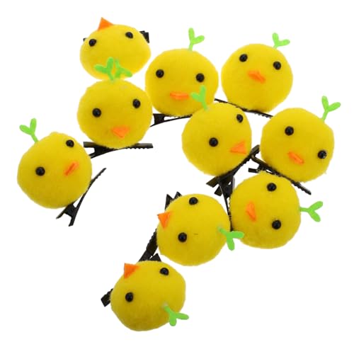 ABOOFAN 10 Stück Kleine Gelbe Hühnerhaarnadel Kostüm Haarspangen Kleinkind Mädchen Haarschmuck Ostern-hühnerhaarnadeln Haare Bobby Pins Haarspangen Für Haarstylingzubehör Plüsch ABOOFAN 10 Stück Kleine Gelbe Hühnerhaarnadel Kostüm Haarspangen Kleinkind Mädchen Haarschmuck Ostern-hühnerhaarnadeln Haare Bobby Pins Haarspangen Für Haarstylingzubehör Plüsch von ABOOFAN