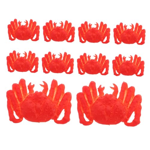 ABOOFAN 10 Stück Simulierte Krabbendekoration Lernen Krabbenspielzeug Simulationsmodell für Meeresfrüchte Mini-Krabbe gefälschte Krabbe Simulation Krabbe für Harz rot ABOOFAN 10 Stück Simulierte Krabbendekoration Lernen Krabbenspielzeug Simulationsmodell für Meeresfrüchte Mini-Krabbe gefälschte Krabbe Simulation Krabbe für Harz rot von ABOOFAN