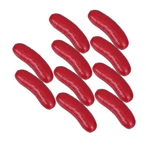 ABOOFAN 10 Stück Simuliertes Wurstmodell Gefälschte Hot-Dog-Requisite Hot-Dog-Requisiten Realistisches Hot-Dog-Modell Künstliche Nahrungsmittel Zur Ausstellung PVC Brown ABOOFAN 10 Stück Simuliertes Wurstmodell Gefälschte Hot-Dog-Requisite Hot-Dog-Requisiten Realistisches Hot-Dog-Modell Künstliche Nahrungsmittel Zur Ausstellung PVC Brown von ABOOFAN