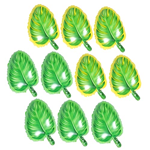 ABOOFAN 10 Stück Hawaii Monstera Luftballons Tropische Party Dekoration Sommer Luftballons Mit Blattdesign 5 Gelbe 5 Grüne Für Gartenfeste Geburtstagsfeiern Und Luau Partys ABOOFAN 10 Stück Hawaii Monstera Luftballons Tropische Party Dekoration Sommer Luftballons Mit Blattdesign 5 Gelbe 5 Grüne Für Gartenfeste Geburtstagsfeiern Und Luau Partys von ABOOFAN