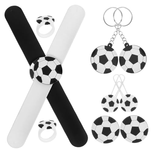 ABOOFAN 10 Stück Teiliges Fußball Party Mitgebsel Schlüsselanhänger Ringe Lesezeichen Anstecker für Vielseitige Sport Party für Jungen ABOOFAN 10 Stück Teiliges Fußball Party Mitgebsel Schlüsselanhänger Ringe Lesezeichen Anstecker für Vielseitige Sport Party für Jungen von ABOOFAN