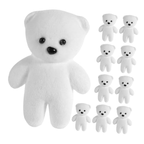 ABOOFAN 10 Stück Teiliges Mini Schaumbären Weiche DIY Bastelbären für Blumenarrangements Einfache Befestigung für Babyshowers Hochzeiten und Geburtstagsdeko von ABOOFAN