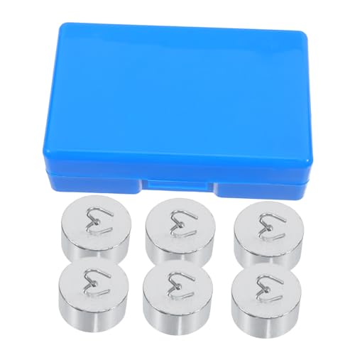 ABOOFAN 10-teiliges Physiklabor-gewichtsset, Eisenhakengewichte, Hebelprinzipmechanik, Für Schüler Und Lehrer, Multifunktional Für Experimente ABOOFAN 10-teiliges Physiklabor-gewichtsset, Eisenhakengewichte, Hebelprinzipmechanik, Für Schüler Und Lehrer, Multifunktional Für Experimente von ABOOFAN