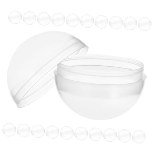 ABOOFAN 100 Pcs Kunststoff Leere Kugelkapseln Für Verkaufsautomaten Spielzeug Klare Kugeln Plastikbehälter Und Mehrfunktion von ABOOFAN