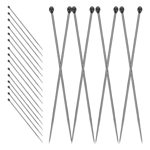 ABOOFAN 100 Stück Werkzeug zur Probenherstellung Exemplarnadel für Schmetterling Insekten-Display-Pin Probenstift für die Anzeige Musterstift Rostfreier Stahl Silver von ABOOFAN
