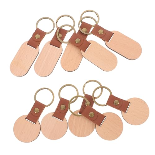 ABOOFAN 10Stücke Holz Schlüsselanhänger Blanko für DIY und Unbeschriftbar Vielseitig Einsetzbar für Bastelprojekte und Persönliche ABOOFAN 10Stücke Holz Schlüsselanhänger Blanko für DIY und Unbeschriftbar Vielseitig Einsetzbar für Bastelprojekte und Persönliche von ABOOFAN
