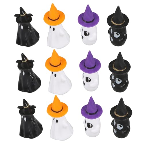 ABOOFAN 12 Sätze Mini-Geister-Hexenhut winzige Geister Terrarium Miniatur-Halloween-Ornamente Halloween-Miniaturdekorationen kleine Figuren Gartenzubehör Miniaturen Feen Plastik ABOOFAN 12 Sätze Mini-Geister-Hexenhut winzige Geister Terrarium Miniatur-Halloween-Ornamente Halloween-Miniaturdekorationen kleine Figuren Gartenzubehör Miniaturen Feen Plastik von ABOOFAN