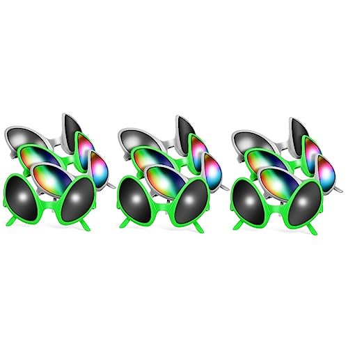 ABOOFAN 12 Stück Alien-Brillen Alien-Kostüm-Brillen Alien-Brillen Alien-Partygeschenke Abschlussball-Requisiten Grüne Outfits Kostüme Für Erwachsene Ausgefallene Brillen ABOOFAN 12 Stück Alien-Brillen Alien-Kostüm-Brillen Alien-Brillen Alien-Partygeschenke Abschlussball-Requisiten Grüne Outfits Kostüme Für Erwachsene Ausgefallene Brillen von ABOOFAN