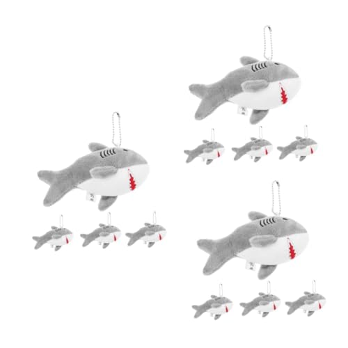 ABOOFAN 12 Stück Cartoon Shark Puppe Ausgestopfter Tierschlüsselbund Mini-tierpuppenspielzeug Tier Handtaschenanhänger Plüsch Handtaschenanhänger Tierpuppe Schlüsselanhänger Grau Metall ABOOFAN 12 Stück Cartoon Shark Puppe Ausgestopfter Tierschlüsselbund Mini-tierpuppenspielzeug Tier Handtaschenanhänger Plüsch Handtaschenanhänger Tierpuppe Schlüsselanhänger Grau Metall von ABOOFAN