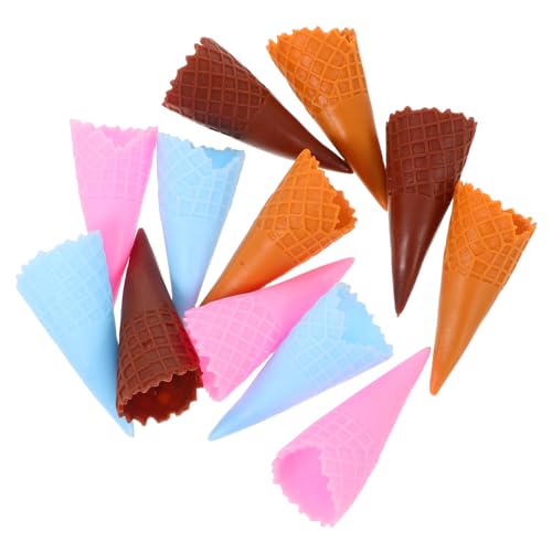 ABOOFAN 12 Stück Knusprige Kegelform Miniatureiszapfen gefälschte Eiswaffel simulierte Eistüte Mini-Eistüten Kunststoff -Eiszapfen Modelle Simulationseiskegel PVC ABOOFAN 12 Stück Knusprige Kegelform Miniatureiszapfen gefälschte Eiswaffel simulierte Eistüte Mini-Eistüten Kunststoff -Eiszapfen Modelle Simulationseiskegel PVC von ABOOFAN
