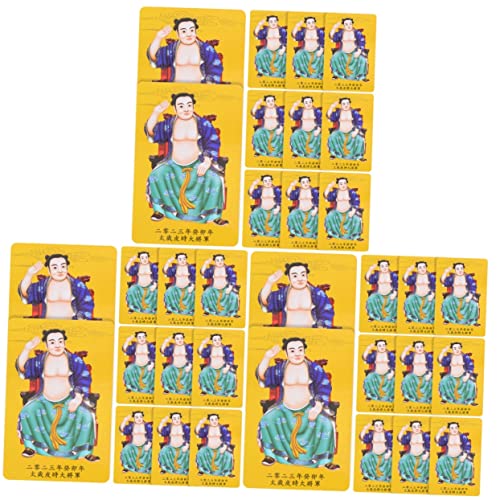 ABOOFAN 120 Stück 2023 Tai-Sui-Karte religiöse Amulettkarte Heimzubehör Wohnkultur Ornament Ideen zum Austausch von chinesischen Geschenken chinesische traditionelle amulettkarte Haushalt von ABOOFAN