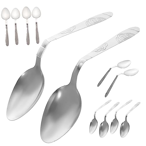 ABOOFAN 12St Magischer gebogener Löffel Zaubertrick zum Löffelbiegen Löffel biegen Trick Spielzeug Mind-Bend-Löffel Verstand verbiegender Löffeltrick Metall Requisiten Säule Eisen ABOOFAN 12St Magischer gebogener Löffel Zaubertrick zum Löffelbiegen Löffel biegen Trick Spielzeug Mind-Bend-Löffel Verstand verbiegender Löffeltrick Metall Requisiten Säule Eisen von ABOOFAN