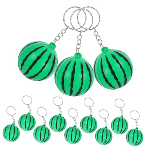 ABOOFAN 12Stücke Teiliges PU Wassermelonen Schlüsselanhänger Realistische Wassermelonen Für Taschen Geburtstagsfeiern Valentinstag Babypartys Weihnachtsdekorationen von ABOOFAN