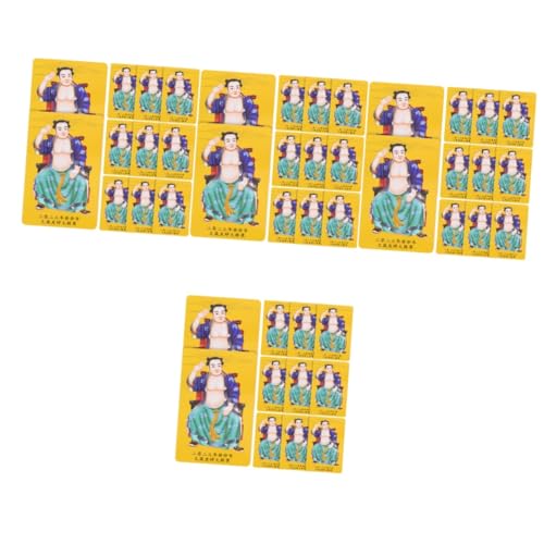 ABOOFAN 160 Stück 2023 Tai-Sui-Karte Chinesische Glückskarten Mann Geschenk Geschenke Wohnkultur Amulett im chinesischen Stil Kaninchen Jahr Amulett Ritter Amulett-Karte Wasserkarte PVC von ABOOFAN
