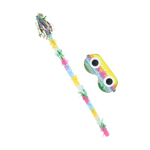 ABOOFAN 1Satz Pinata mit Stab und Augenbinde Teiliges für Geburtstag und Feiertage Sicheres Spielzubehör mit Elastischer Augenklappe Farbenfrohe Dekoration für Kinderpartys ABOOFAN 1Satz Pinata mit Stab und Augenbinde Teiliges für Geburtstag und Feiertage Sicheres Spielzubehör mit Elastischer Augenklappe Farbenfrohe Dekoration für Kinderpartys von ABOOFAN