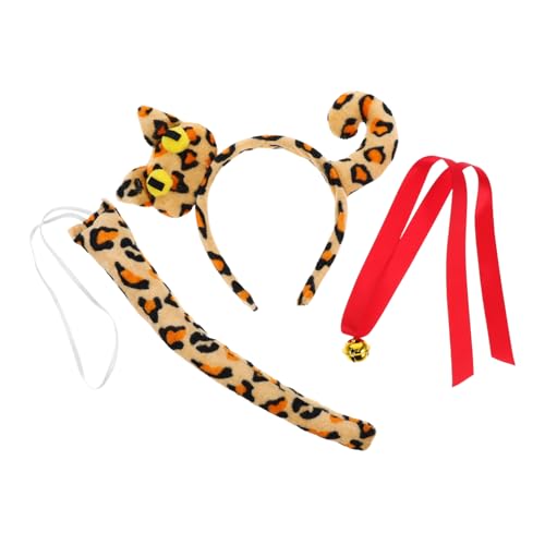 ABOOFAN 1satz Katzenkostüme Mit Ohren Und Kragen Für Frauen Und Mädchen Halloween-accessoires Für Cosplay Und Partys von ABOOFAN