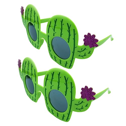 ABOOFAN 2 Paar Kaktus Gläser Tropical Party Brillen Obst Brillen Sommer-luau-party-sonnenbrille Neuheit Kostüm Brillen Kunststoff Kaktus Sonnenbrille Kind Lustig Dekorationen Abs von ABOOFAN