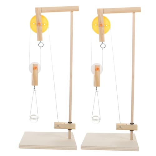 ABOOFAN 2 Sätze Flaschenzugmodell Experiment Lernen Riemenscheiben-Modellbausätze Bausatz Rolle Ausbildung Lehrmittel für physikalische Mechanik Physik-Tool Science Lernspielzeug Plastik ABOOFAN 2 Sätze Flaschenzugmodell Experiment Lernen Riemenscheiben-Modellbausätze Bausatz Rolle Ausbildung Lehrmittel für physikalische Mechanik Physik-Tool Science Lernspielzeug Plastik von ABOOFAN