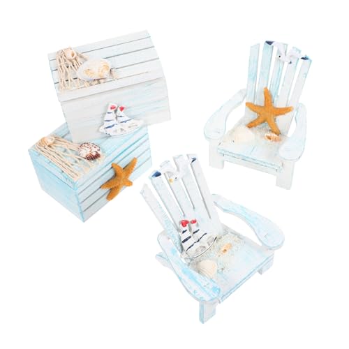 ABOOFAN 2 Sätze Mediterranes Mini aus Holz Box für Strand und Urlaubsthemen Einzigartige Nautische Tischdekoration für Zuhause Büro ABOOFAN 2 Sätze Mediterranes Mini aus Holz Box für Strand und Urlaubsthemen Einzigartige Nautische Tischdekoration für Zuhause Büro von ABOOFAN