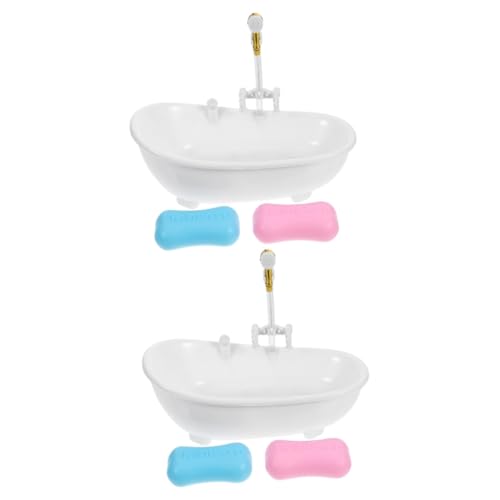 ABOOFAN 2 Sätze Mini -Badplatte vorgeben Badewanne Dusche Badespielzeug Badezimmerdekoration Puppenzubehör Badezimmer-Szene-Requisite Mini-Badmöbel Abs Weiß ABOOFAN 2 Sätze Mini -Badplatte vorgeben Badewanne Dusche Badespielzeug Badezimmerdekoration Puppenzubehör Badezimmer-Szene-Requisite Mini-Badmöbel Abs Weiß von ABOOFAN