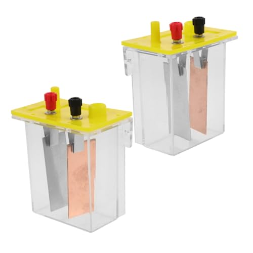 ABOOFAN 2 Sätze Salzwasser-batteriekasten Led-obstteller Wissenschaftsexperiment -Kits Wissenschafts-Kits Für Spielzeuguhr Wissenschaftliche Experimente Für Verzinkt von ABOOFAN