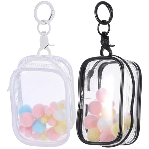 ABOOFAN 2 Sets Durchsichtige Figuren-Präsentationstasche Mit Schlüsselanhänger Tragbare Kleine Puppen-Aufbewahrungstasche Mit Hängender Schnalle Aus Plüschball Sammeletui Für Minifiguren ABOOFAN 2 Sets Durchsichtige Figuren-Präsentationstasche Mit Schlüsselanhänger Tragbare Kleine Puppen-Aufbewahrungstasche Mit Hängender Schnalle Aus Plüschball Sammeletui Für Minifiguren von ABOOFAN
