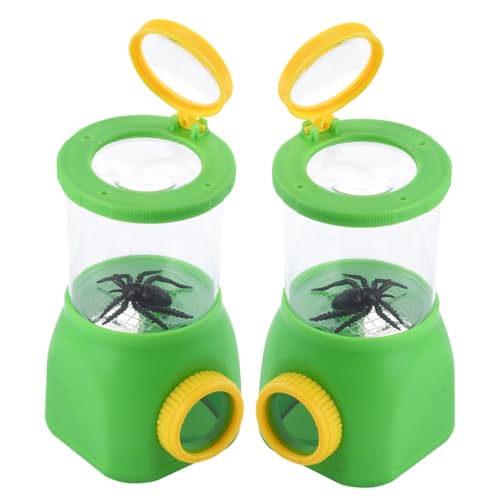ABOOFAN 2 Stück Boxen Lupen Beobachtungsbox Outdoor Kit Insektenfänger Für Insektenvergrößerungsbetrachter Insektenfänger Insektenbeobachtungsboxen Grüne Acryllinse ABOOFAN 2 Stück Boxen Lupen Beobachtungsbox Outdoor Kit Insektenfänger Für Insektenvergrößerungsbetrachter Insektenfänger Insektenbeobachtungsboxen Grüne Acryllinse von ABOOFAN
