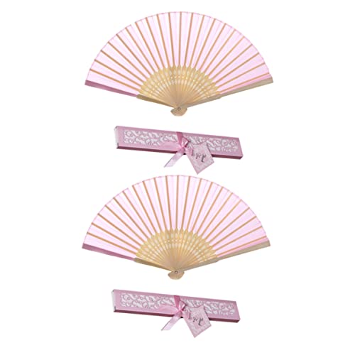 ABOOFAN 2 Stück Delikater Faltbarer Chinesischer Fächer aus mit Zartem Teiliges Handfächer für Damen Geeignet für Hochzeit Party Dekoration ABOOFAN 2 Stück Delikater Faltbarer Chinesischer Fächer aus mit Zartem Teiliges Handfächer für Damen Geeignet für Hochzeit Party Dekoration von ABOOFAN