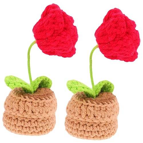 ABOOFAN 2 Stück Gewebte kleine Topfpflanzen kunstpflanze gefälschte gehäkelte Blumenbonsai Simulation eingemachte gehäkelte Fake Potting Häkelblume künstliche Häkelblume Polyester ABOOFAN 2 Stück Gewebte kleine Topfpflanzen kunstpflanze gefälschte gehäkelte Blumenbonsai Simulation eingemachte gehäkelte Fake Potting Häkelblume künstliche Häkelblume Polyester von ABOOFAN