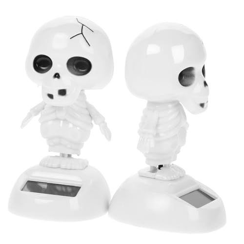 ABOOFAN 2 Stück Halloween Auto Deko mit Solar Skelett Tanzende Wackelnde Geisterfigur Kompakte Halloween Deko für Innen und Außen Geeignet für Auto Büro Wohnzimmer und Party ABOOFAN 2 Stück Halloween Auto Deko mit Solar Skelett Tanzende Wackelnde Geisterfigur Kompakte Halloween Deko für Innen und Außen Geeignet für Auto Büro Wohnzimmer und Party von ABOOFAN