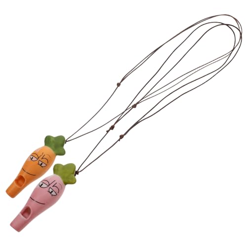 ABOOFAN 2 Stück Karottenpfeifen Bunte Pfeifen für Lanyard Lauter und Klarer für Ostern für Party und Aktivitäten im Freien Farben Mischung ABOOFAN 2 Stück Karottenpfeifen Bunte Pfeifen für Lanyard Lauter und Klarer für Ostern für Party und Aktivitäten im Freien Farben Mischung von ABOOFAN