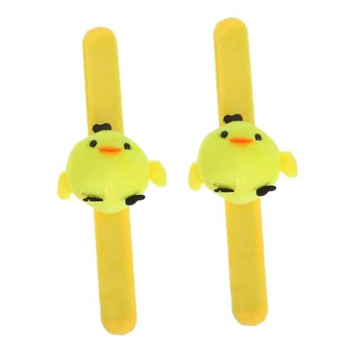 ABOOFAN 2 Stück Kleines Huhn-Armband Snap-Armband Urlaubsklatscharmbänder Slap-Bands für Partys Kuscheltier-Armbänder Chicken-Slap-Armband Slap-Armband mit niedlichen Tieren Plüsch ABOOFAN 2 Stück Kleines Huhn-Armband Snap-Armband Urlaubsklatscharmbänder Slap-Bands für Partys Kuscheltier-Armbänder Chicken-Slap-Armband Slap-Armband mit niedlichen Tieren Plüsch von ABOOFAN