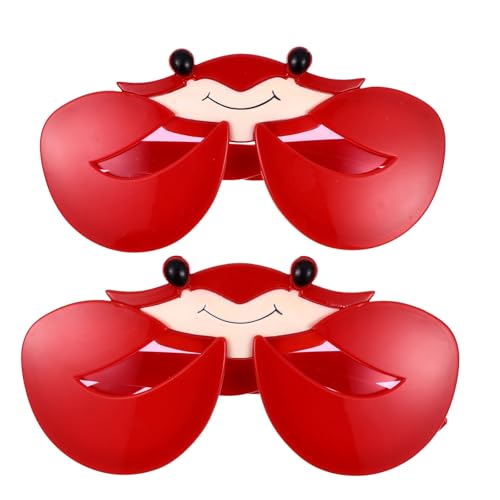 ABOOFAN 2 StüCk KrabbenföRmige Partybrillen, Krabbengläser Coole Kostüm-sonnenbrille Party-sonnenbrille Neuheit Brillen sonnenbrille für Kinder Lustige Brille Strand Schmücken ABOOFAN 2 StüCk KrabbenföRmige Partybrillen, Krabbengläser Coole Kostüm-sonnenbrille Party-sonnenbrille Neuheit Brillen sonnenbrille für Kinder Lustige Brille Strand Schmücken von ABOOFAN
