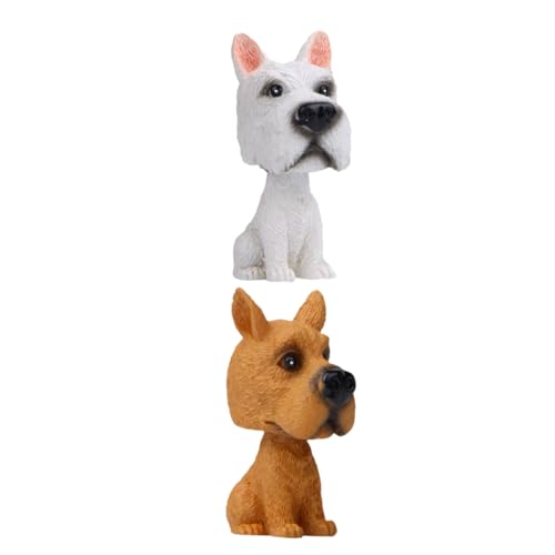 ABOOFAN 2 Stück Niedliches Teiliges Wackelkopf Hund Auto Ornament Handgefertigte Schnauzer Figuren Einfache Installation Dekoratives Auto und Wohnaccessoire für Armaturenbrett und Zuhause ABOOFAN 2 Stück Niedliches Teiliges Wackelkopf Hund Auto Ornament Handgefertigte Schnauzer Figuren Einfache Installation Dekoratives Auto und Wohnaccessoire für Armaturenbrett und Zuhause von ABOOFAN