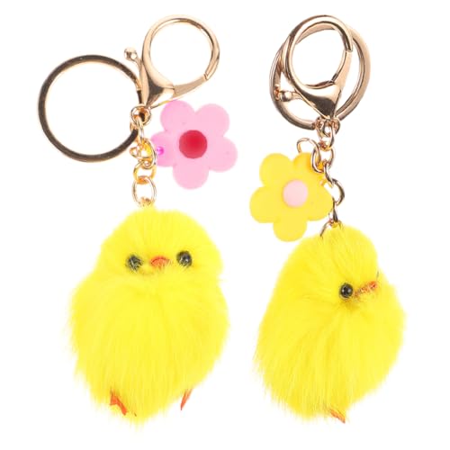 ABOOFAN 2 Stück Plüsch Schlüsselanhänger Gelbes Küken Kuscheltier Anhänger Weiches Plüschmaterial Leicht Tragbar Niedliches Accessoire für Taschen Schlüsselbund Schmuck für Damen und ABOOFAN 2 Stück Plüsch Schlüsselanhänger Gelbes Küken Kuscheltier Anhänger Weiches Plüschmaterial Leicht Tragbar Niedliches Accessoire für Taschen Schlüsselbund Schmuck für Damen und von ABOOFAN