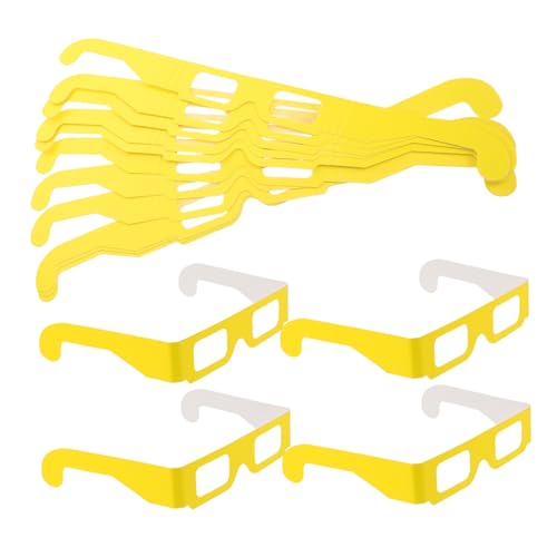 ABOOFAN 20 Paare Rave Brille Diffractionsbrillen für Festivals Partys Feiertage Komfortabler Sitz Stylisches Accessoire Einzigartiger Lichteffekt Diy Nachtlook von ABOOFAN