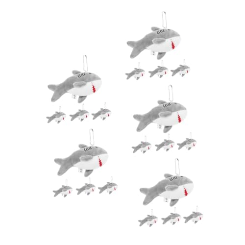 ABOOFAN 20 Stück Cartoon Shark Puppe Plüschtierschlüsselkette Kuscheltiere Schlüsselanhänger Mini Stofftierpuppe Weihnachtsplüschtier Plüsch Handtaschenanhänger Hai Stofftier Metall Grau ABOOFAN 20 Stück Cartoon Shark Puppe Plüschtierschlüsselkette Kuscheltiere Schlüsselanhänger Mini Stofftierpuppe Weihnachtsplüschtier Plüsch Handtaschenanhänger Hai Stofftier Metall Grau von ABOOFAN