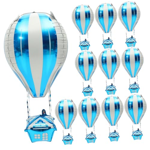 ABOOFAN 20 Stück Teiliges Hot Air Balloons Folienballons Dekoration für Geburtstagsfeiern Festivals und Events Langlebiges Aluminium Lebendige Farben Fesselndes Design von ABOOFAN