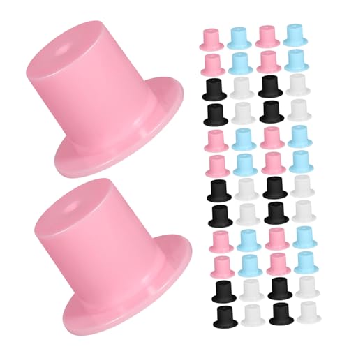 ABOOFAN 200 Stück Mini Top Hat aus Kunststoff Bunte Mini Clown Hüte für Bastelprojekte Weihnachtsdeko Kleine Bowler Caps für Party Kostümzubehör ABOOFAN 200 Stück Mini Top Hat aus Kunststoff Bunte Mini Clown Hüte für Bastelprojekte Weihnachtsdeko Kleine Bowler Caps für Party Kostümzubehör von ABOOFAN