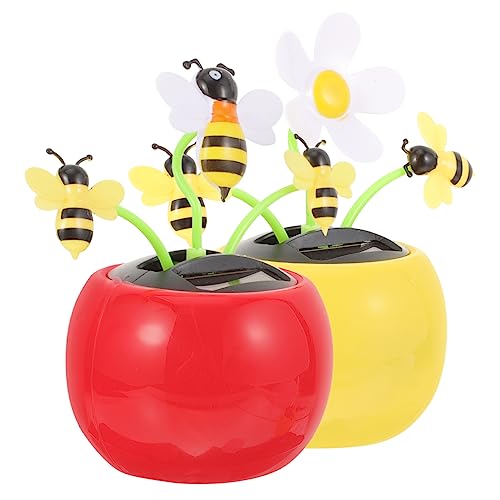 ABOOFAN 2St Auto-Innendekoration für kinderspielzeug Solarenergiespielzeug Tanzendes Bienenspielzeug fürs Auto Träger dashcam Auto spielsachen Biene Auto-Ornament ABOOFAN 2St Auto-Innendekoration für kinderspielzeug Solarenergiespielzeug Tanzendes Bienenspielzeug fürs Auto Träger dashcam Auto spielsachen Biene Auto-Ornament von ABOOFAN