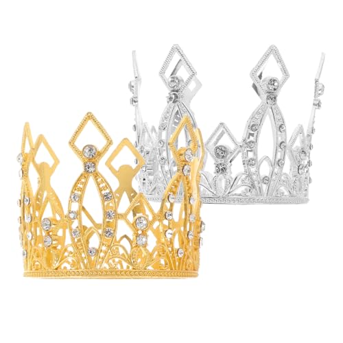 ABOOFAN 2Stücke Mini Krone Kuchen Topper Legierung Strass Hochzeit Deko Brautpartys Babypartys Geburtstagsfeiern Tortendekoration ABOOFAN 2Stücke Mini Krone Kuchen Topper Legierung Strass Hochzeit Deko Brautpartys Babypartys Geburtstagsfeiern Tortendekoration von ABOOFAN