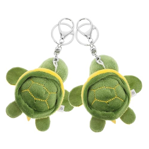 ABOOFAN 2Stücke Schlüsselanhänger Schildkröte aus Plüsch Dekorative Hängedekoration für Rucksack Flauschiger Schlüsselbund für Mädchen Party oder Accessoire ABOOFAN 2Stücke Schlüsselanhänger Schildkröte aus Plüsch Dekorative Hängedekoration für Rucksack Flauschiger Schlüsselbund für Mädchen Party oder Accessoire von ABOOFAN