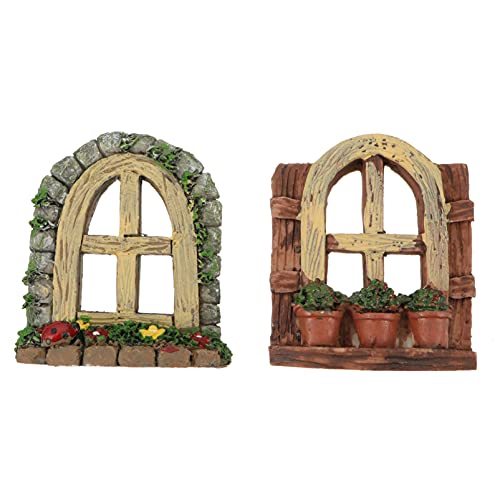 ABOOFAN 2st Mikro-landschaftsverzierung Dekorationen Für Aquarien Terrarienschmuck Dinge Wohnkultur Künstliche Grüne Girlande Qualle Wasserpumpe Ornament Panzer Containerhaus Tür Kunstharz von ABOOFAN