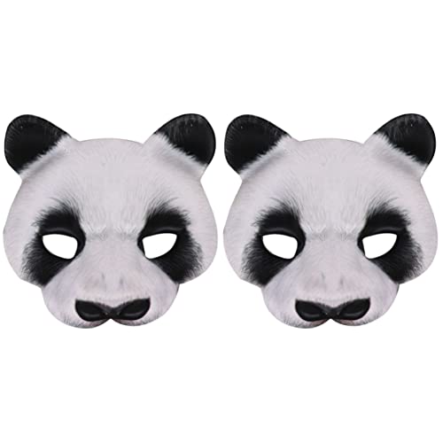 ABOOFAN 2st Panda-maske Halloween-party-masken Tiermasken Halloween-partydekoration Zubehör Für -kostüme Tabby-katze-kostüm Urlaubsparty Gefallen Weiß Kind Bilden Eva Schmücken ABOOFAN 2st Panda-maske Halloween-party-masken Tiermasken Halloween-partydekoration Zubehör Für -kostüme Tabby-katze-kostüm Urlaubsparty Gefallen Weiß Kind Bilden Eva Schmücken von ABOOFAN