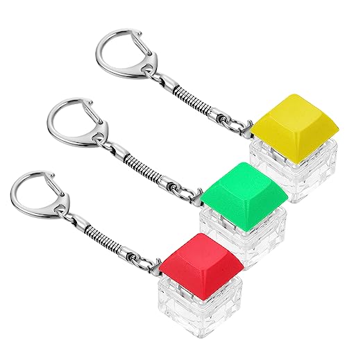 ABOOFAN 3 Stück Kleine Mechanische Tastatur Tasten Schlüsselanhänger aus Bunte Stressabbau Geeignet als Schlüsselring Anhänger für Alltag Reisen und Schule ABOOFAN 3 Stück Kleine Mechanische Tastatur Tasten Schlüsselanhänger aus Bunte Stressabbau Geeignet als Schlüsselring Anhänger für Alltag Reisen und Schule von ABOOFAN
