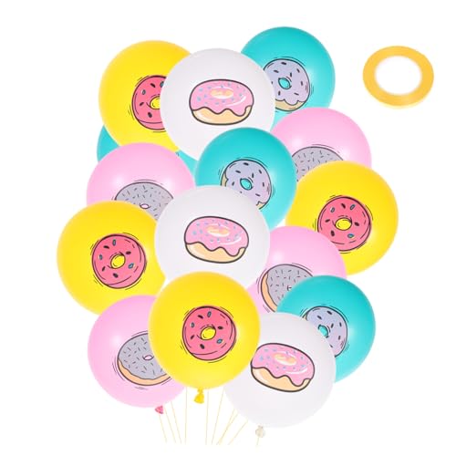 ABOOFAN 32 Stück Donut Luftballons Süßigkeiten Donut Party Dekoration für Geburtstagsfeiern Ballons für Kinderfeste und Shower ABOOFAN 32 Stück Donut Luftballons Süßigkeiten Donut Party Dekoration für Geburtstagsfeiern Ballons für Kinderfeste und Shower von ABOOFAN