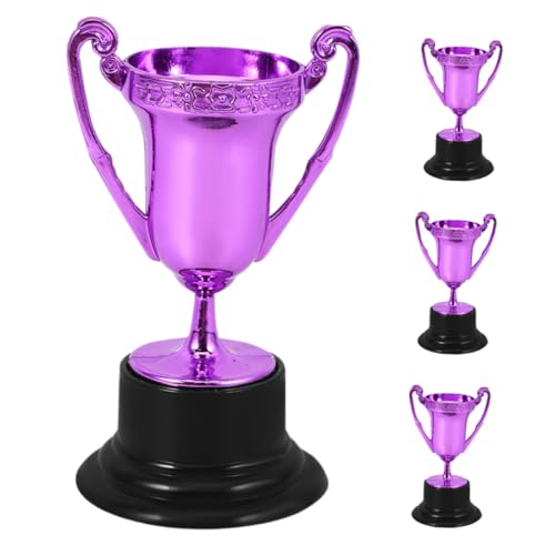 ABOOFAN 4 Stück Mini Trophäen aus Kunststoff Auszeichnungstrophäen für Sportveranstaltungen Partys und Wettbewerbe Langlebig und Vielseitig Einsetzbar Sieger und Teilnehmer von ABOOFAN